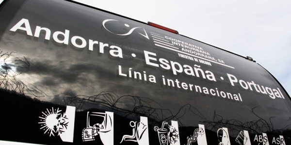 And-Esp-Por - Línia internacional en Bus